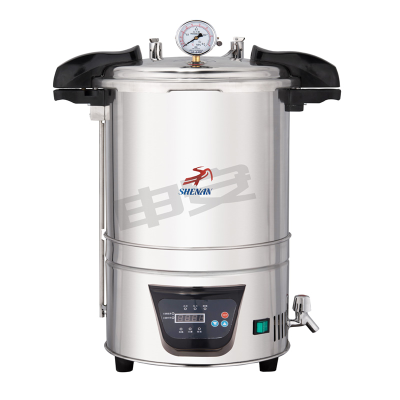 上海申安DSX-280B手提式壓力蒸汽滅菌器滅菌鍋醫(yī)用消毒鍋18L